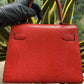 Hermes Vintage Red Lizard Kelly Sellier 20