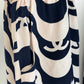 Chanel 2021 Silk Wave Shirt & Pants Set