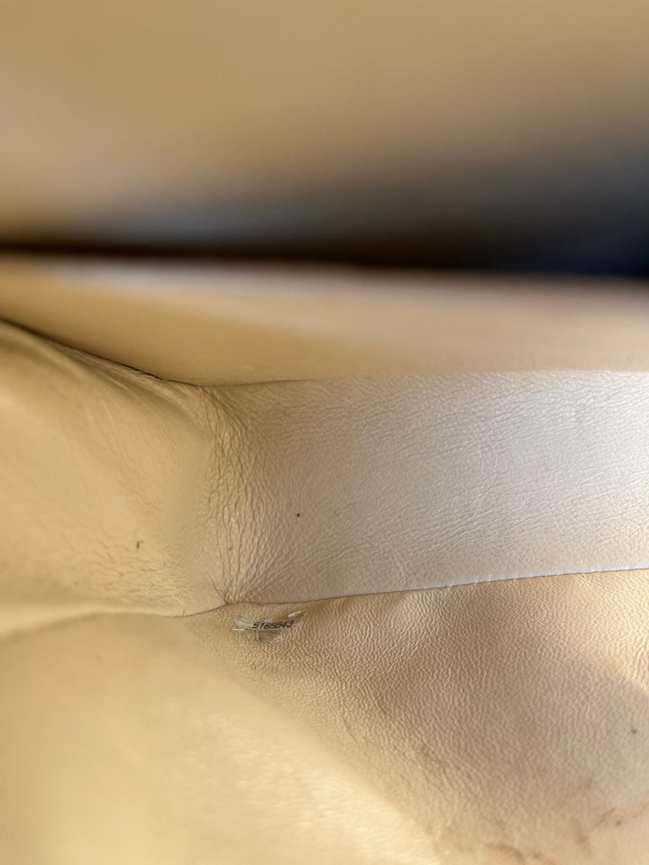 Chanel 1997 Beige Claire Medium Caviar Classic Flap