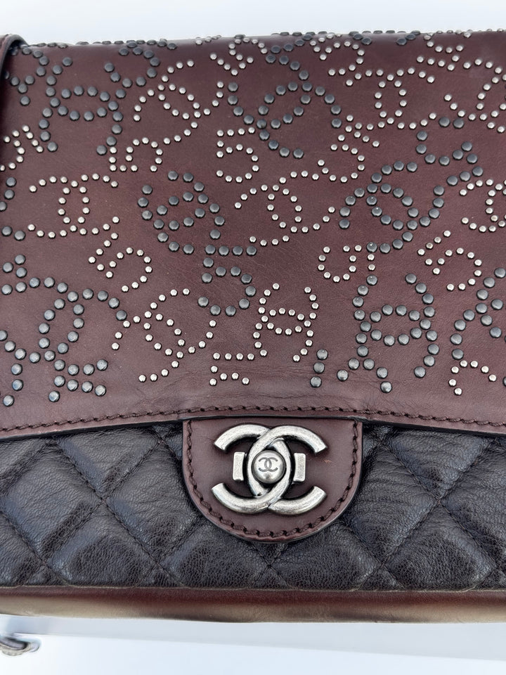 Chanel Jumbo Paris Dallas Texan Satchel Flap Bag