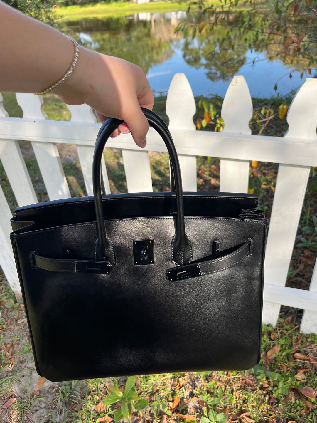 Hermes Birkin 30 So Black Box Black