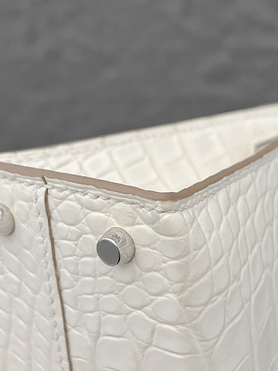 Hermes Mini Sellier Nata Boreal Satin Matte Alligator Kelly 20