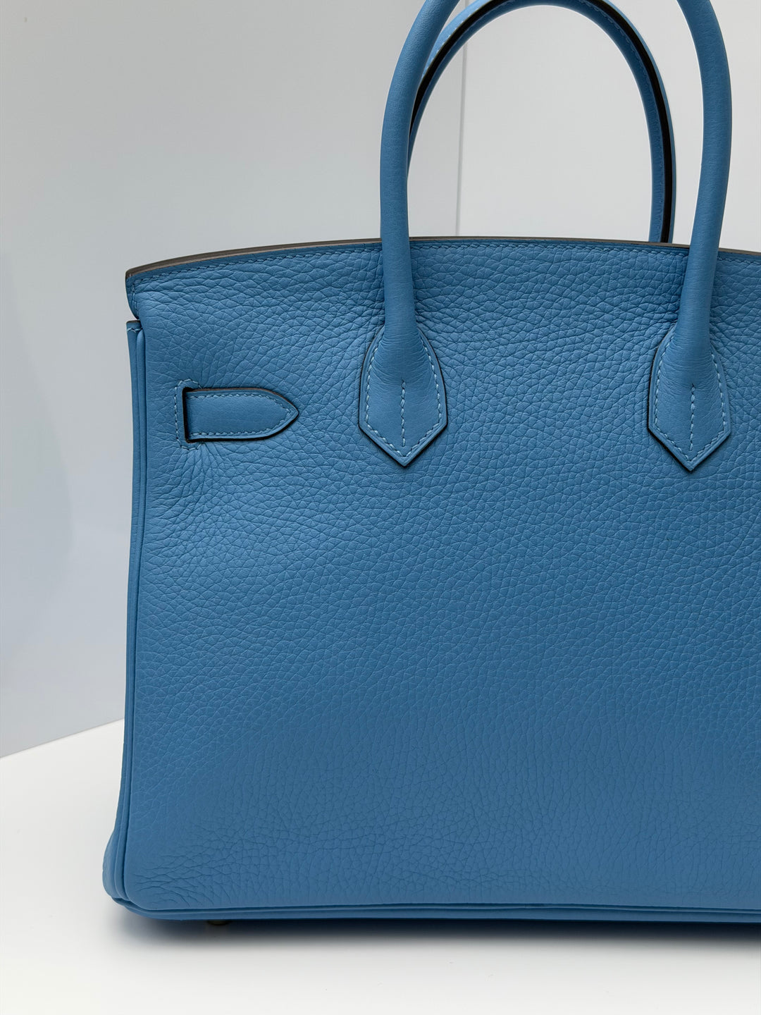 Hermes 2014 Bleu Paradis Clemence Taurillon Birkin 30
