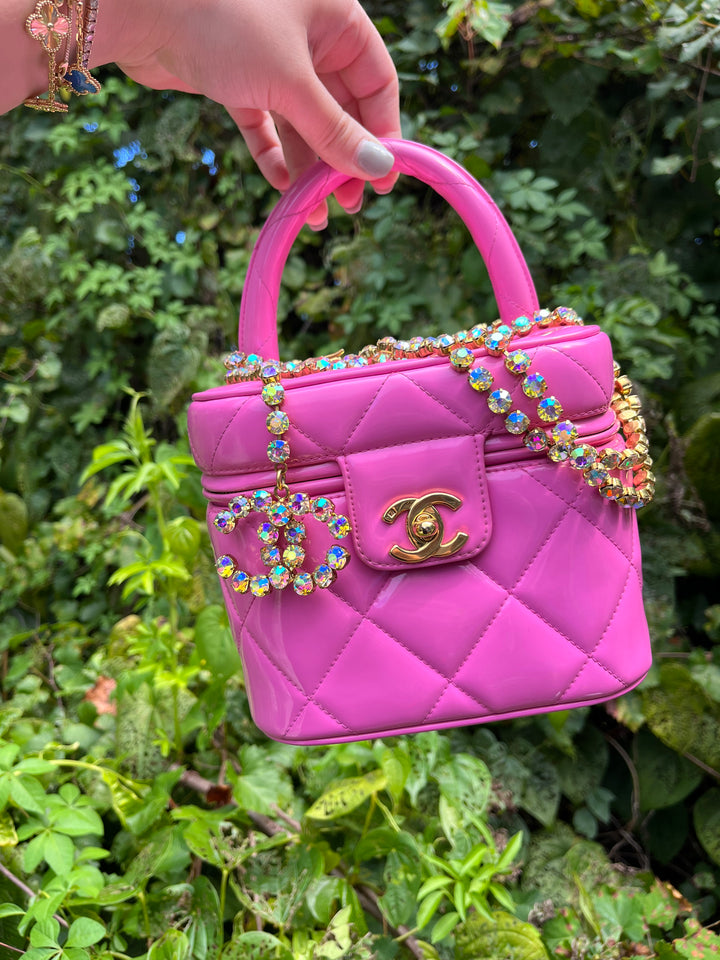 Chanel 1995 Barbie Collection Pink Vanity Case