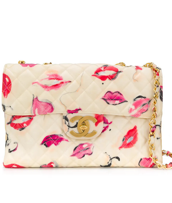 Chanel 1994 Jumbo Lips & Kisses Flap Bag