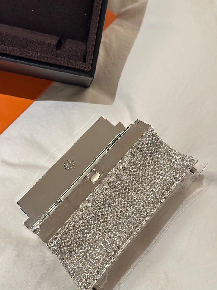 Hermes 2025 Hermès Kelly Sac Bijou Chaine in Sterling Silver Bag