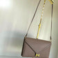 Hermes 1982 Ostrich Lydie 2 Ways Clutch Bag