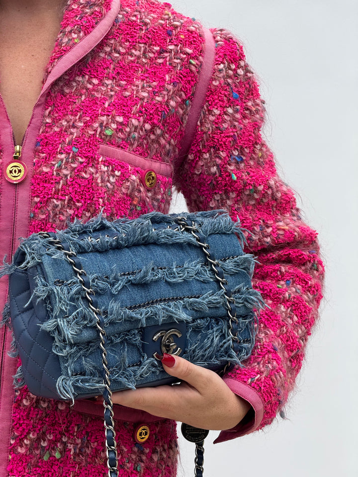 Chanel Medium Denim Paris Dubai Flap Bag