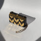 Chanel 19A Egypt Gold Lambskin Minaudière Crossbody