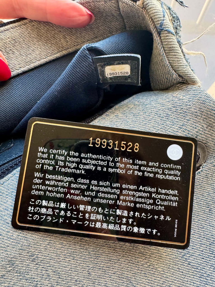 Chanel Paris Dallas Denim Flap Bag