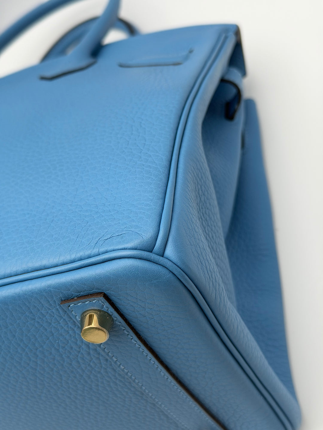 Hermes 2014 Bleu Paradis Clemence Taurillon Birkin 30