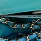 Chanel 19A Blue Egypt Tweed Mini Flap