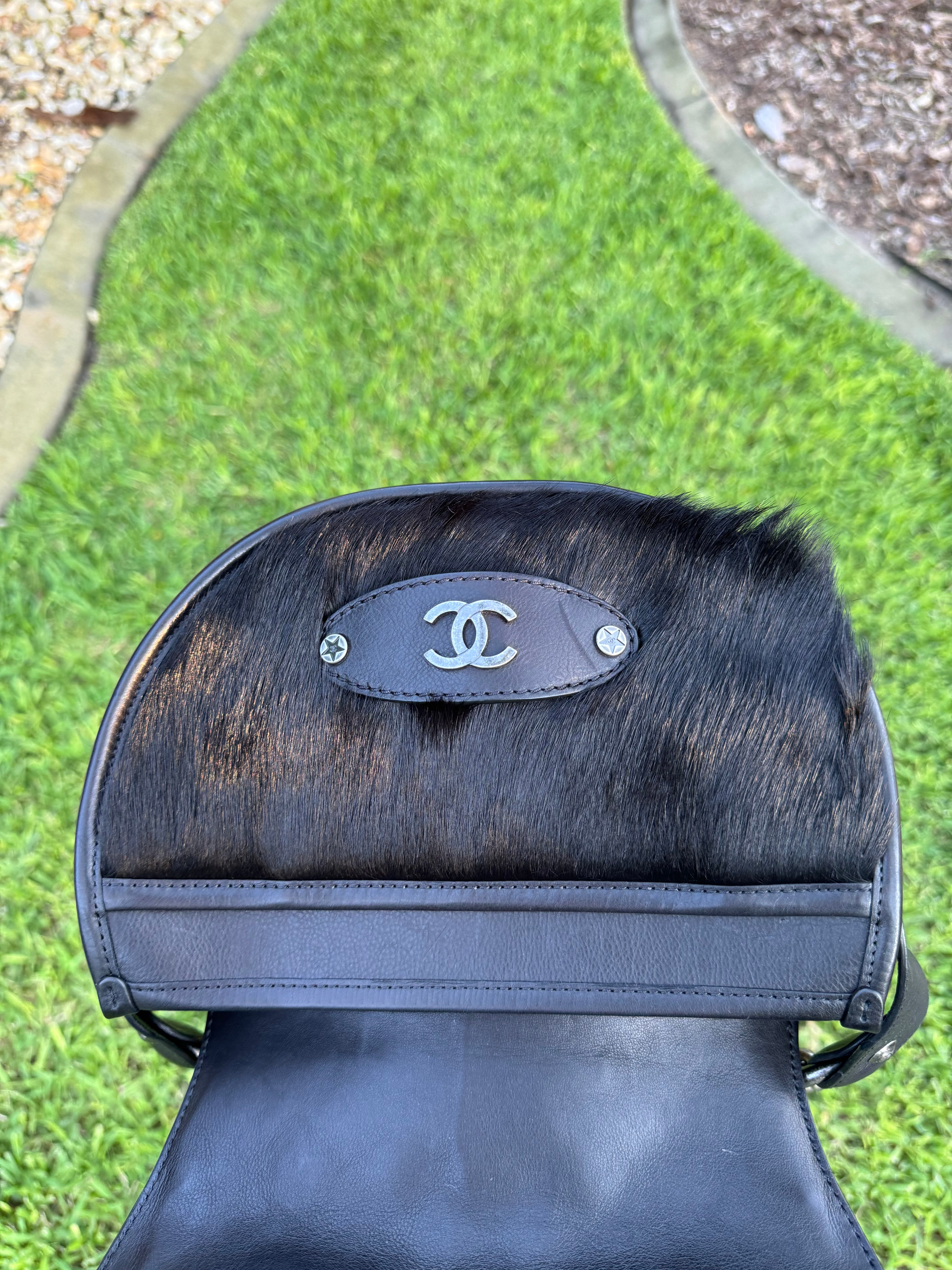 Chanel 2014 PARIS DALLAS MÉTIERS D'ART PONY HAIR CROSSBODY BULLET