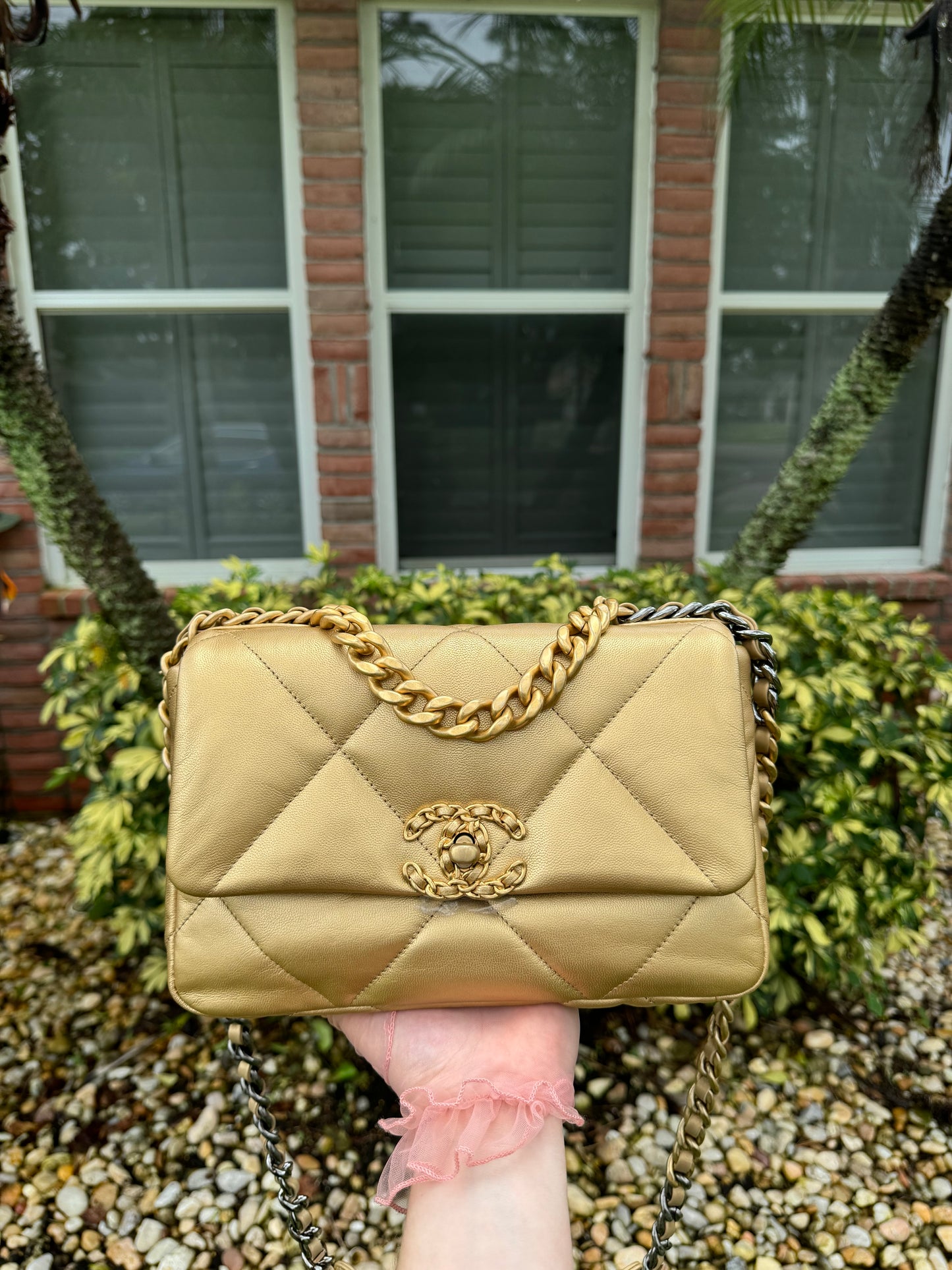 Chanel 20B Small Metallic Gold 19 Flap