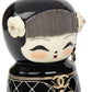 Chanel Black Plexiglass & Enamel Paris-Shanghai China Doll Minaudière