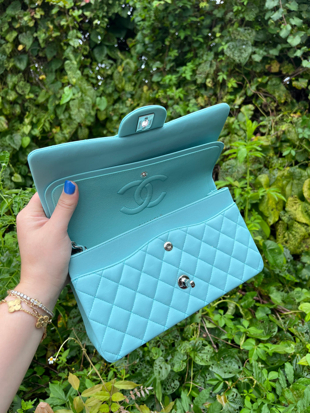 Chanel 2019 Tiffany Lambskin Medium Flap Bag