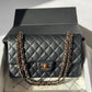 Chanel Black Medium Lambskin Flap Bag + RGHW