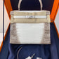 Hermes 2023 Matte Niloticus Diamond Crocodile Himalaya Kelly Retourne 25