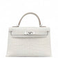 Hermes Mini Sellier Nata Boreal Satin Matte Alligator Kelly 20