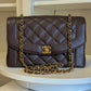 Chanel Chocolate Brown 24K Medium Caviar Diana Flap Bag