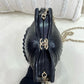 Chanel 19S Black Runway Shell Minaudiere