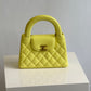 Chanel 2025 Yellow Shiny Calfskin Mini Kelly