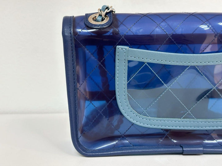 Chanel Coco Splash Blue Mini PVC Flap Bag