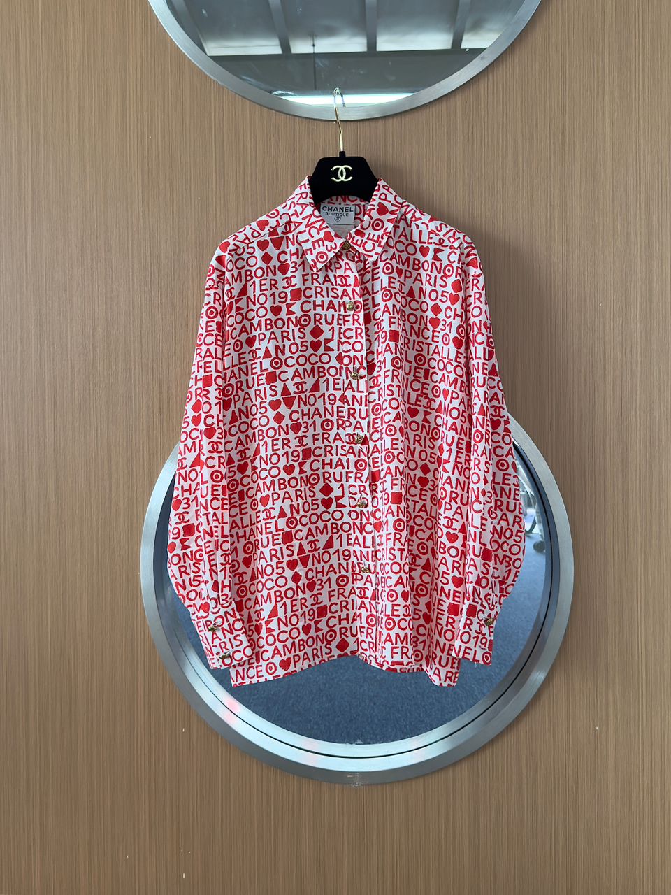 Chanel Vintage Silk Button Down