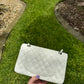 Chanel Medium White Classic Caviar Flap Bag