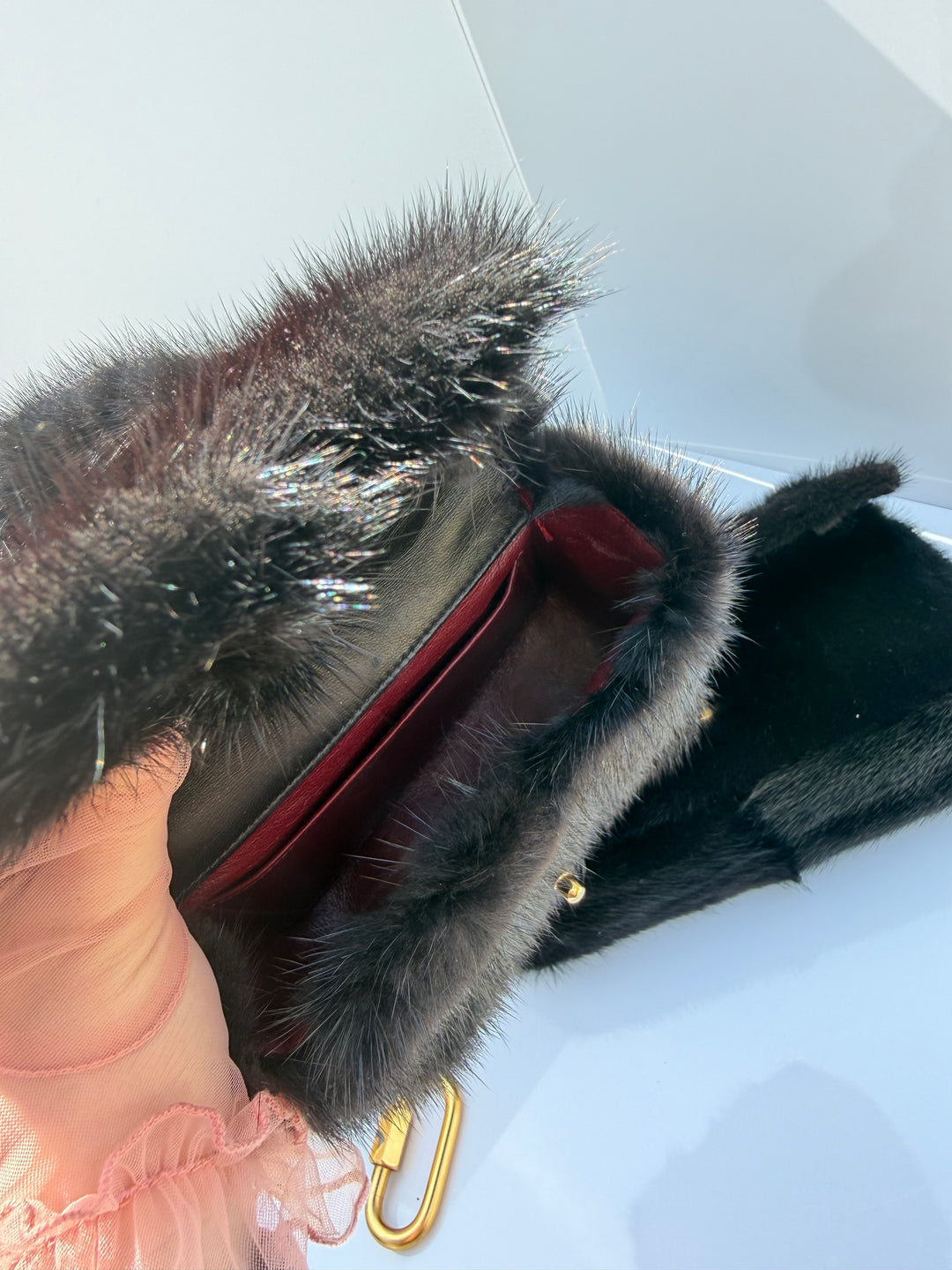 Chanel Vintage RARE Mink Kelly Parent & Child Set