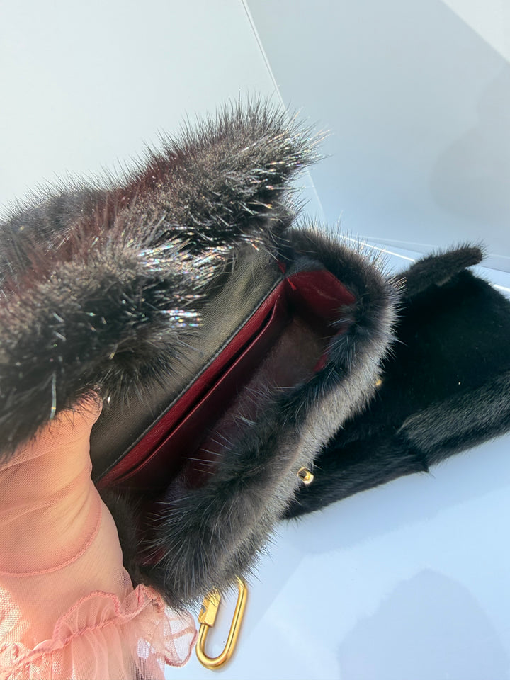 Chanel Vintage RARE Mink Kelly Parent & Child Set
