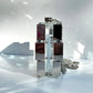 Chanel Plexiglass Blue & Silver Barcode Lego Minaudiere