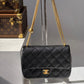 Chanel Black Medium Caviar Sweetheart Crush Flap Bag