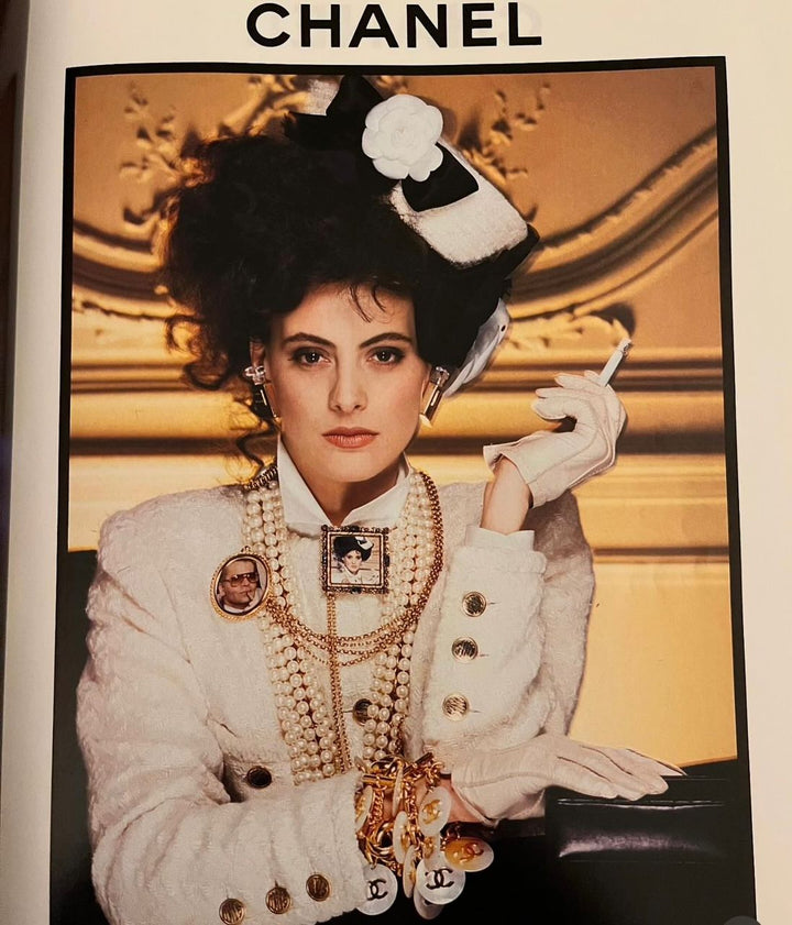 Chanel Vintage Mother of Pearl N°5 Charm Bracelet