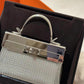 Hermes 2025 Hermès Kelly Sac Bijou Chaine in Sterling Silver Bag