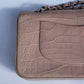 Chanel Bubblegum Pink Alligator Medium Classic Flap Bag