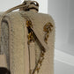 Chanel Small Nude Filigree Shearling Vanity Case