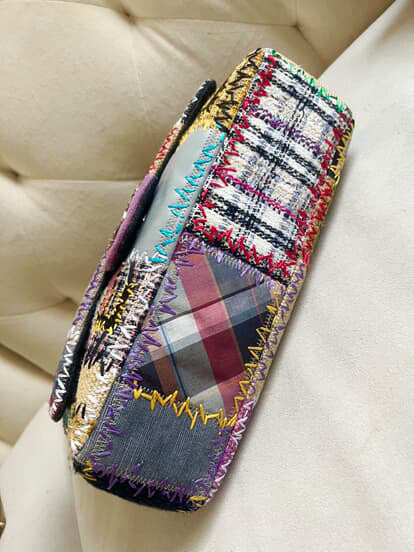 Chanel Jumbo Multicolor Patchwork Flap Bag
