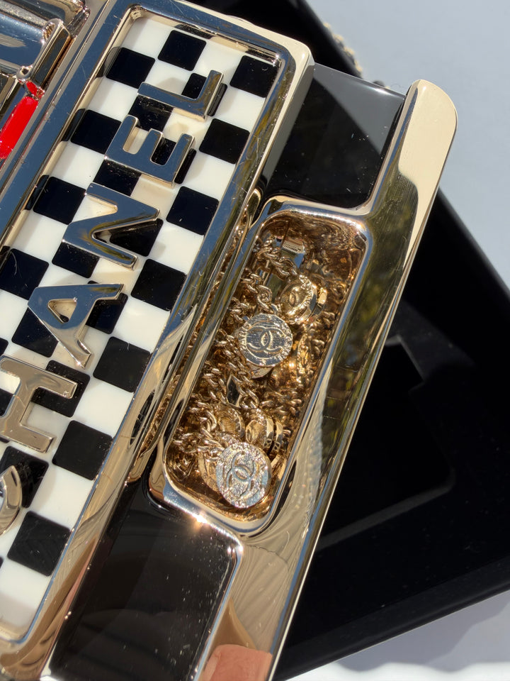 Chanel Slot Machine Casino Minaudière Gold Hardware 23C