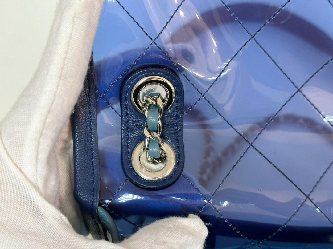Chanel Coco Splash Blue Mini PVC Flap Bag