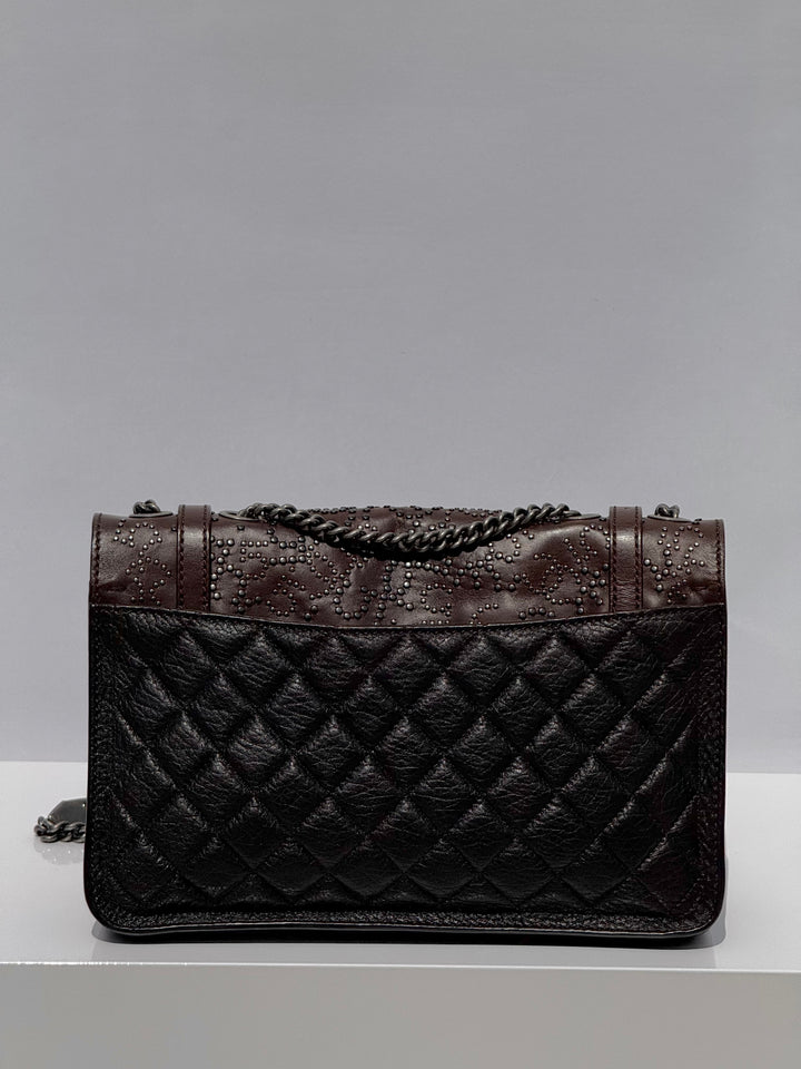 Chanel Jumbo Paris Dallas Texan Satchel Flap Bag