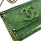 Chanel RARE Green Tortoise Minaudiere Crossbody