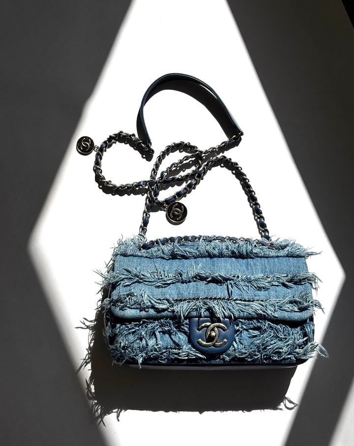 Chanel Medium Denim Paris Dubai Flap Bag