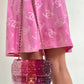 Chanel Pink Ombre Crystal Mini Flap