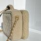 Chanel Small Nude Filigree Shearling Vanity Case
