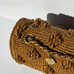 Chanel 24P Tan Braided Raffia Medium Flap Bag