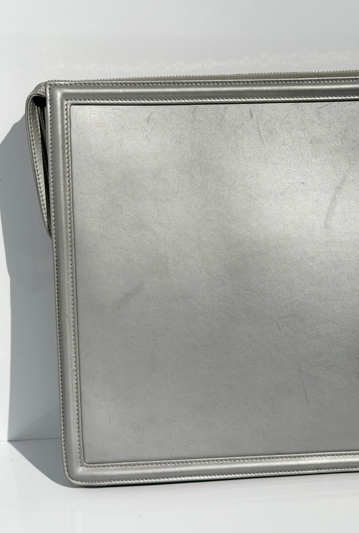 Chanel Rare LED XL Clutch Silver 2017