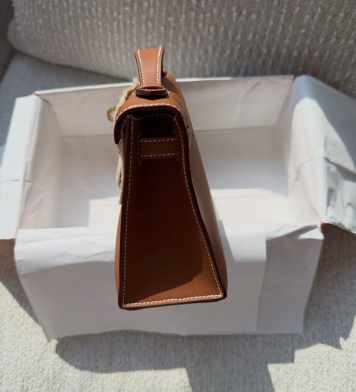 Hermès Kelly Pochette Gold Swift Gold Hardware 2025