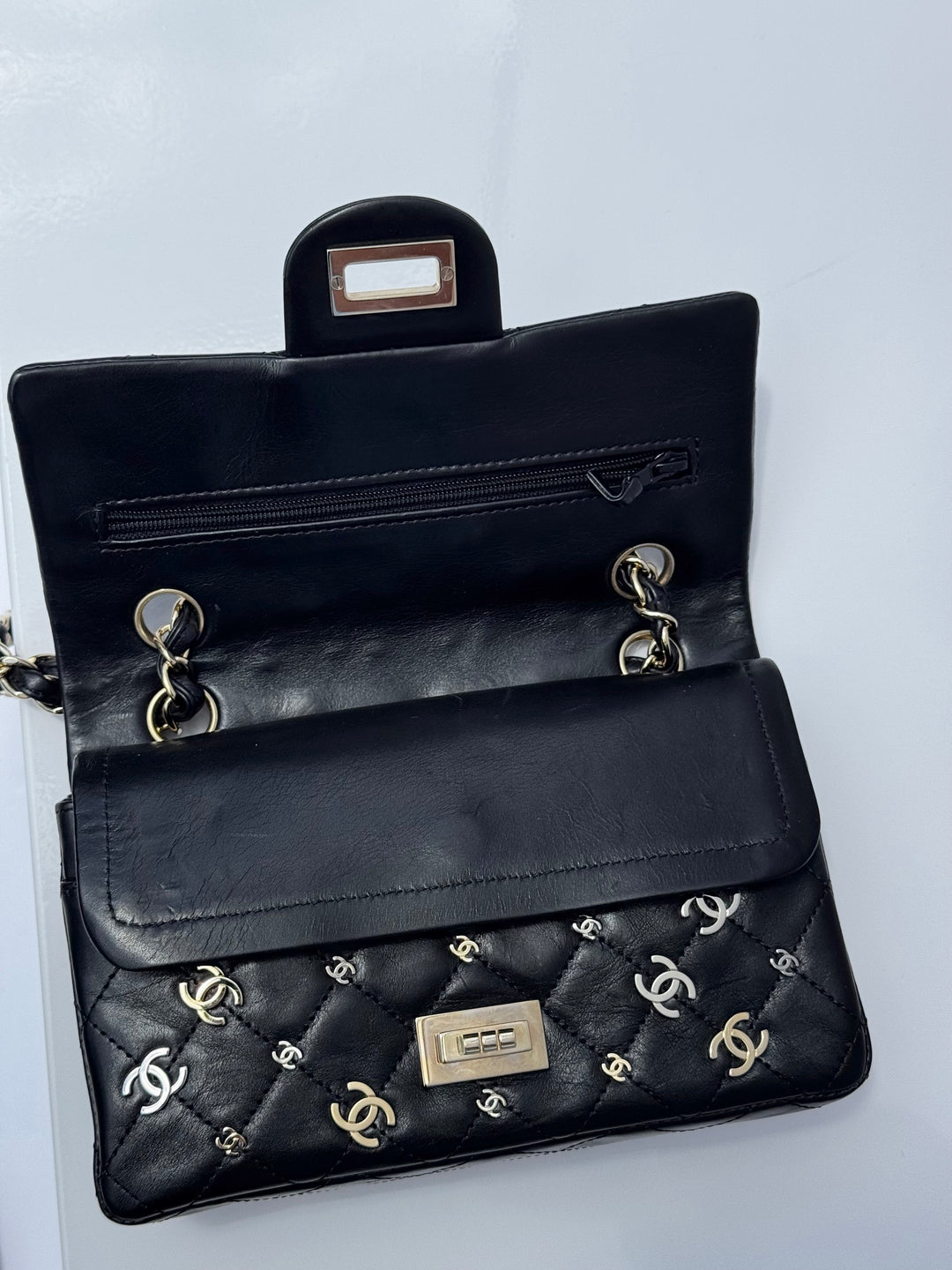 Chanel Vintage Punk Charms 224 Mini Reissue Flap Bag