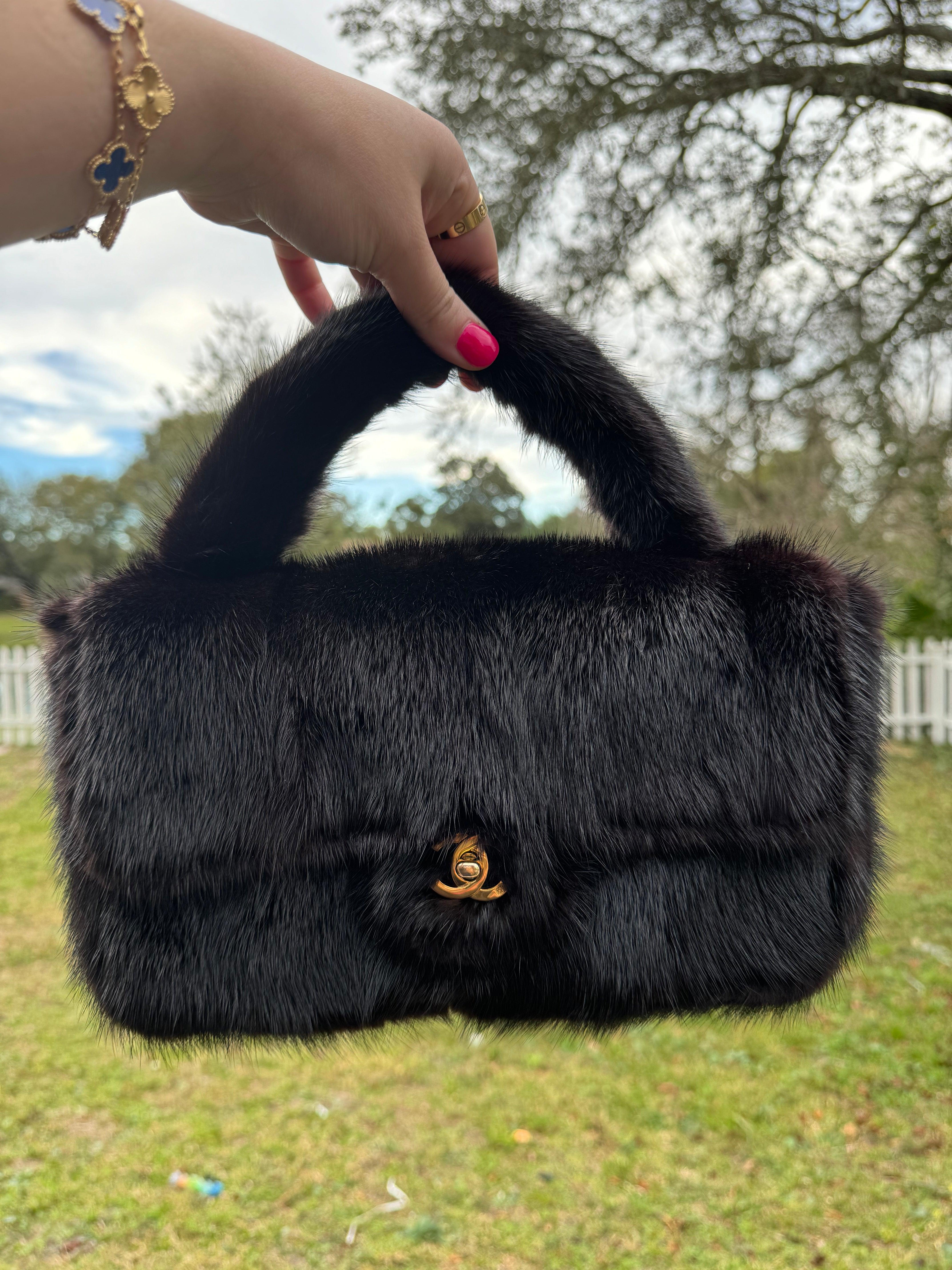Chanel RARE 100% Genuine Mink Fur Kelly – Its A Luv Story